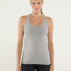 Lululemon Modern Racerback Hyper Stripe Angel Wing